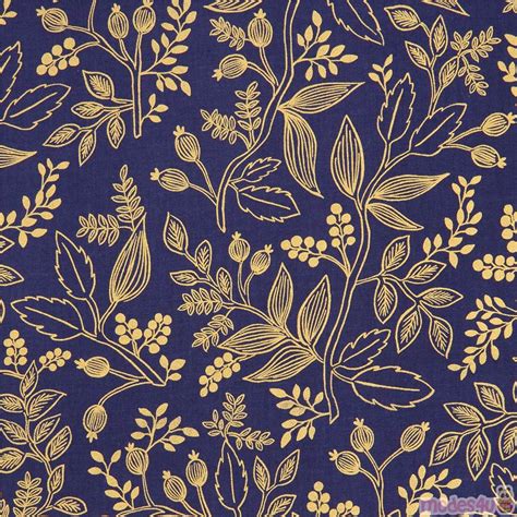 blue fabric with metalic gold|blue and gold fabric collections.